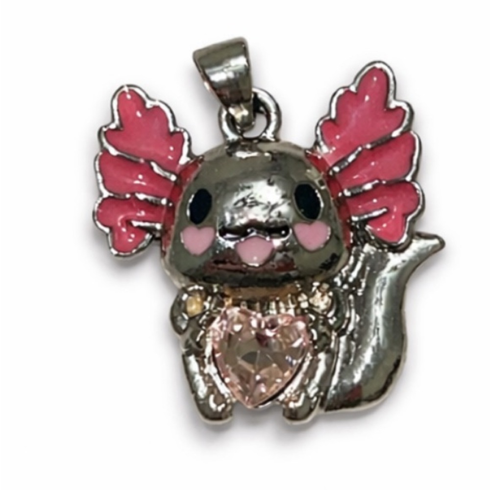 Charming Axolotl Pendant